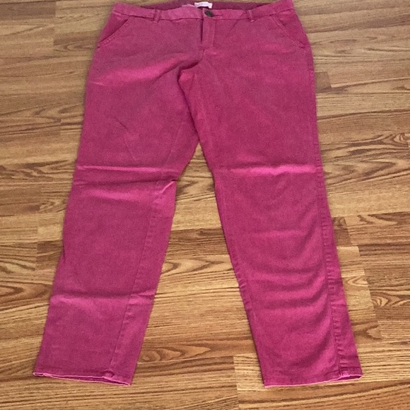 Sonoma Dark Pink Straight Skinny Pants in Women’s Size 11 Color 650 RN 73277 - Picture 14 of 14